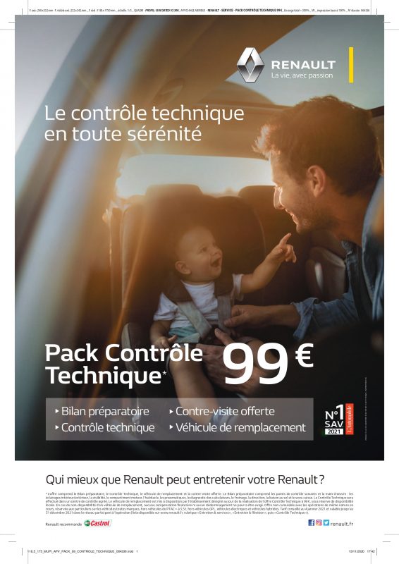 Pack Controle Technique - Garage Daries Agent Renault & Dacia
