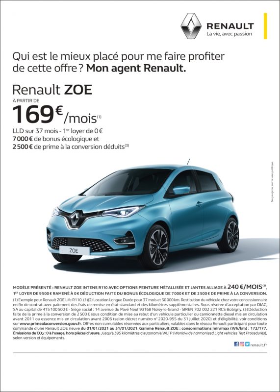 Renault Zoé - Garage Daries Agent Renault & Dacia